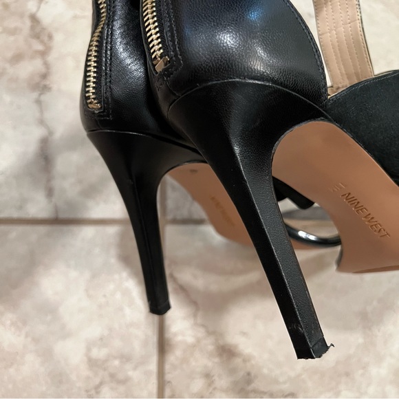 Nine West Kiralee black gladiator heels 11 / 12 - Picture 7 of 12